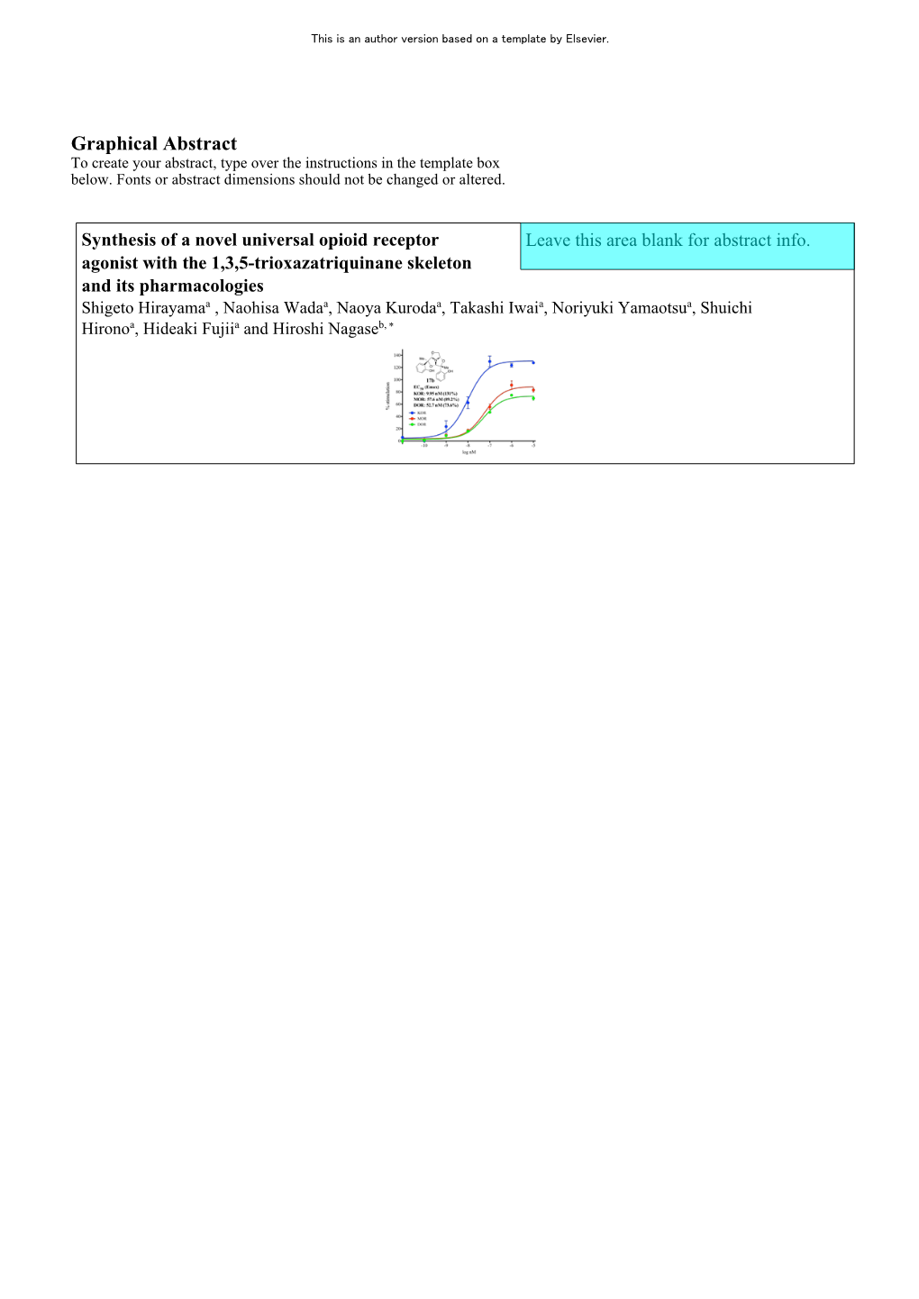 Graphical Abstract to Create Your Abstract, Type Over the Instructions in the Template Box Below