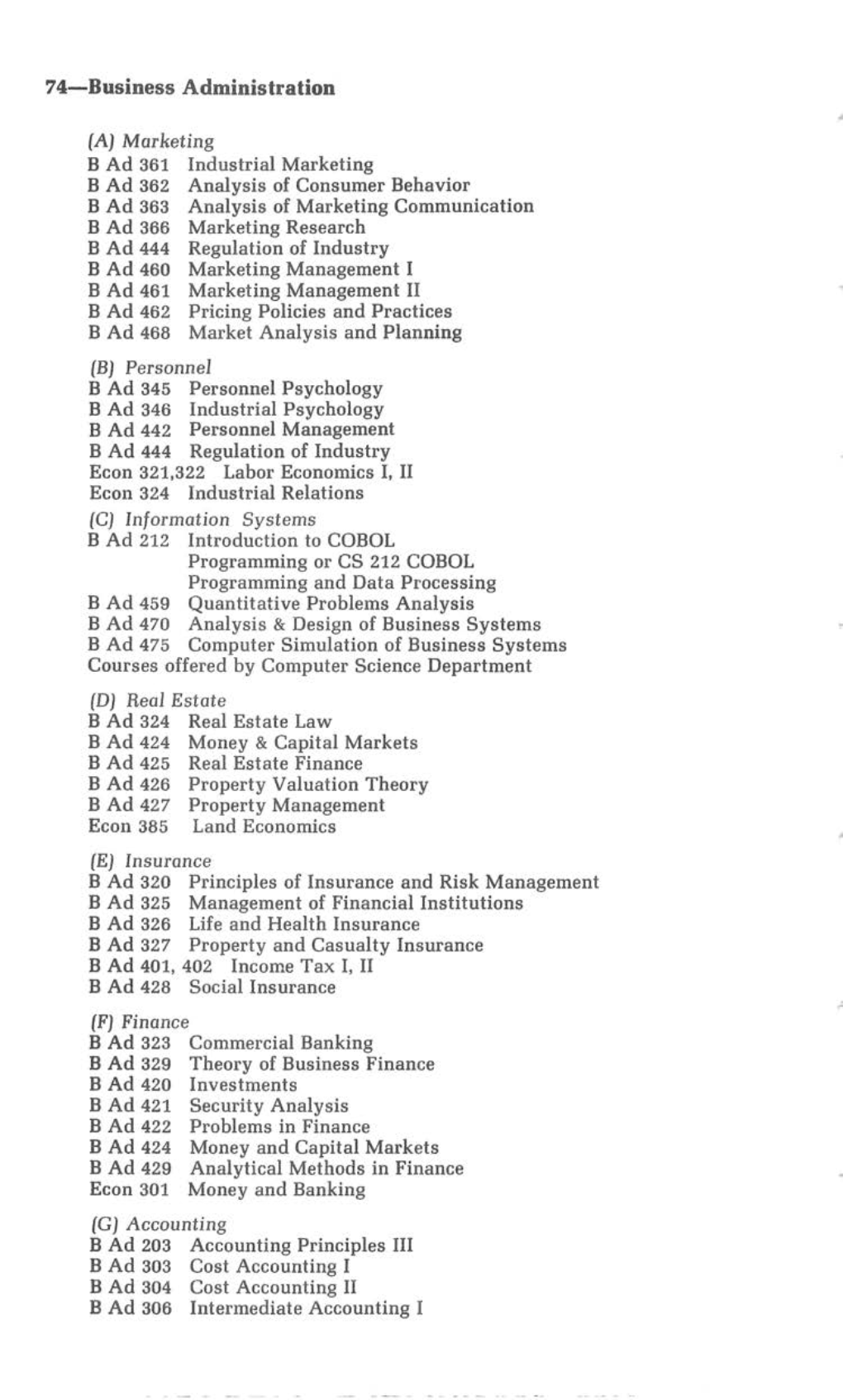 74-Business Administration