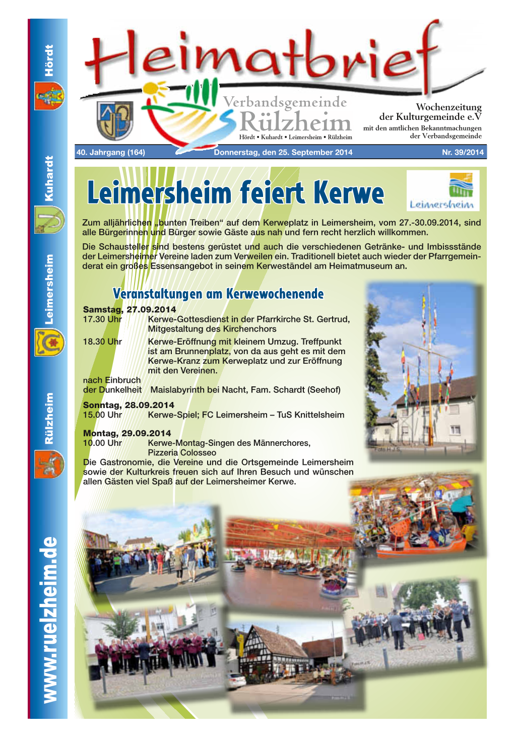 Leimersheim Feiert Kerwe