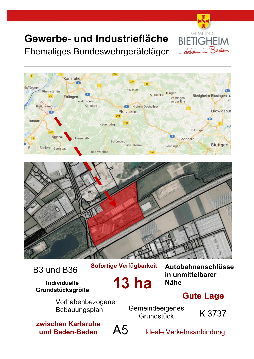 Gewerbe- Und Industriefläche Ehemaliges Bundeswehrgeräteläger