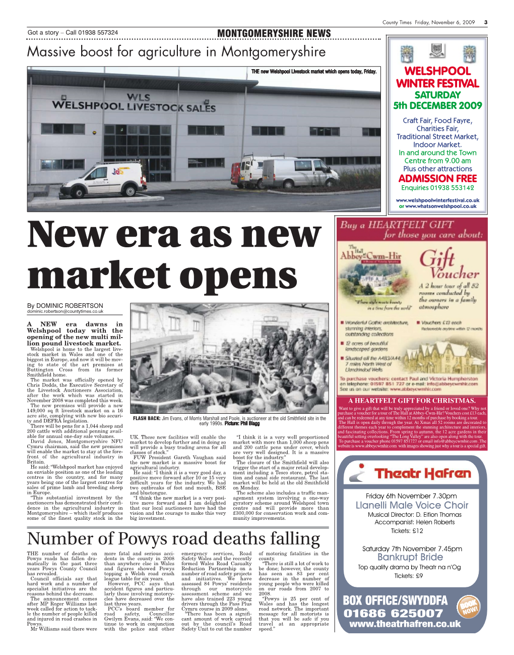 New Era As New Market Opens by DOMINIC ROBERTSON Dominic.Robertson@Countytimes.Co.Uk