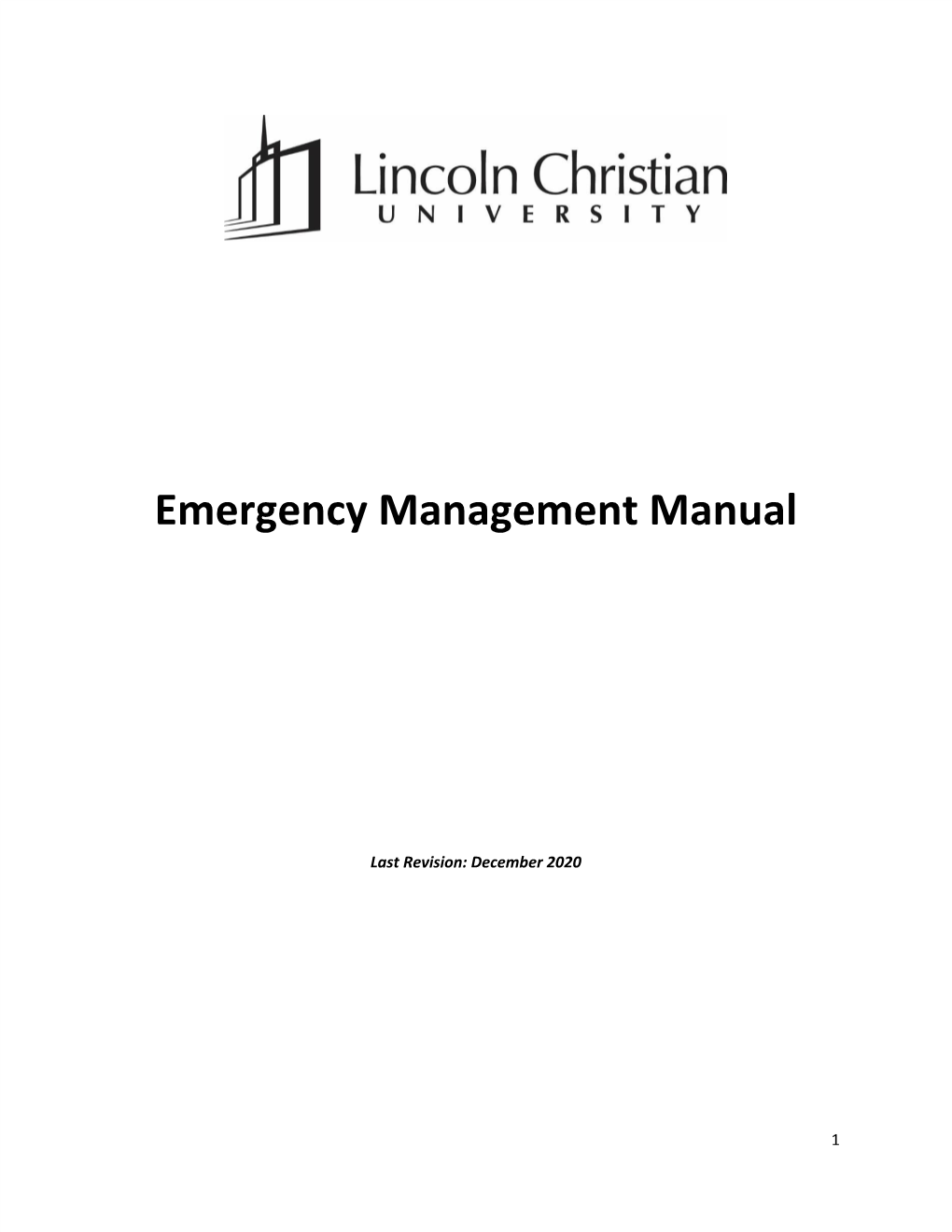 Emergency Management Manual