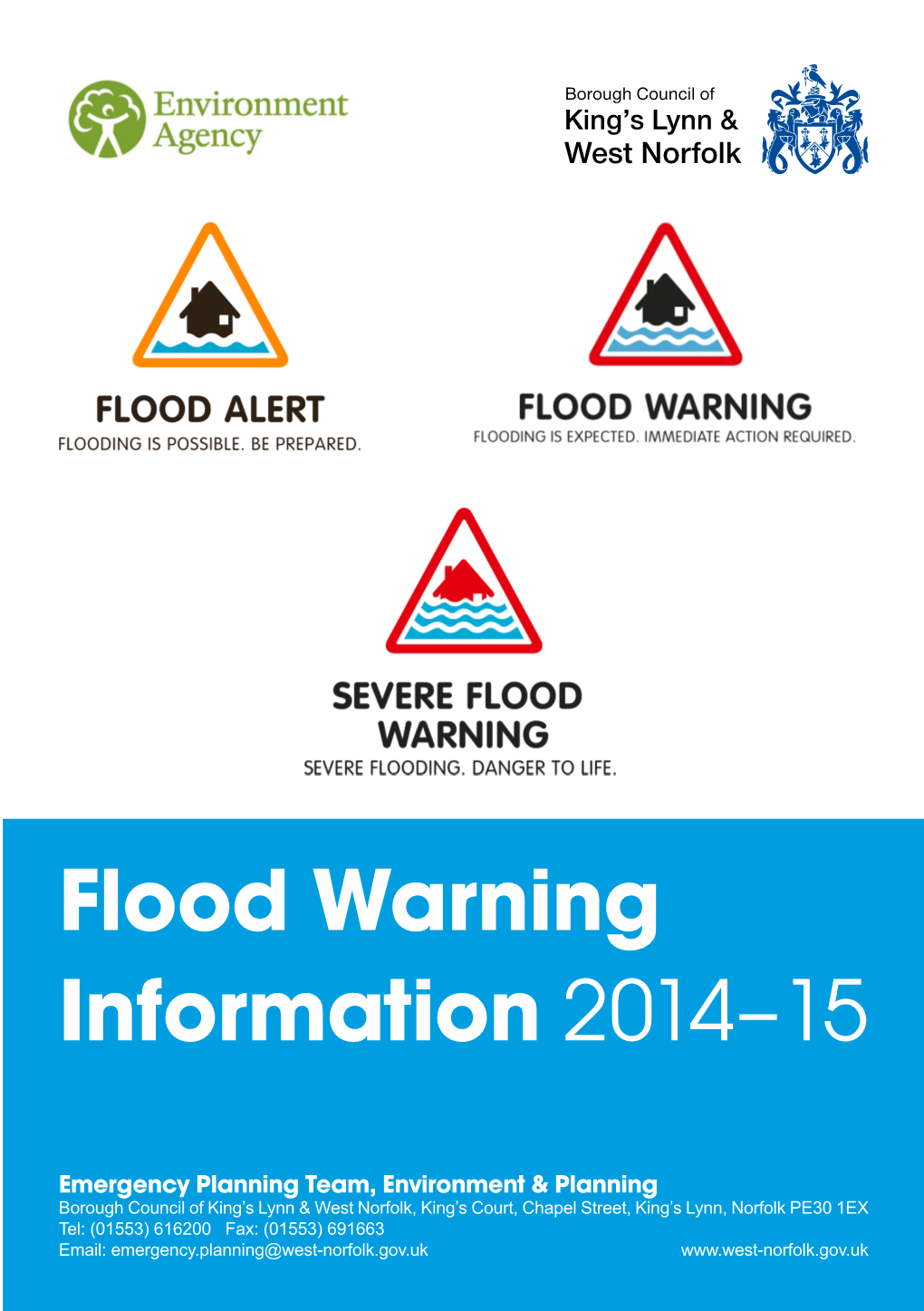 Flood Warning Information 2014–15