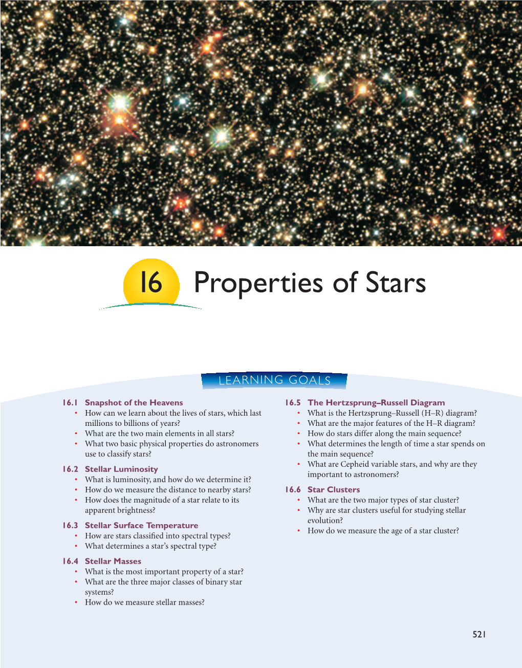 Chapter 16--Properties of Stars