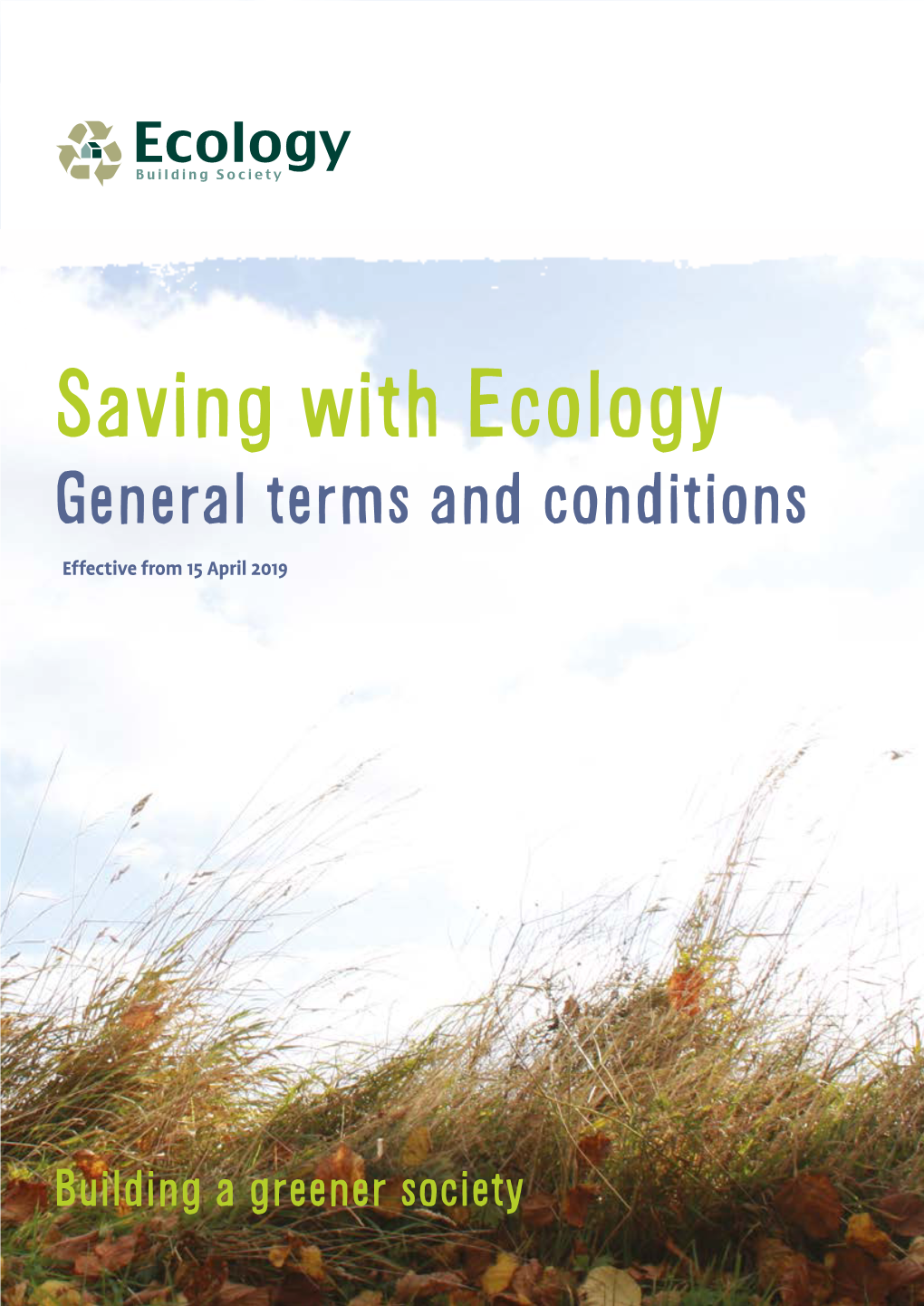 Saving with Ecology – General Terms and Conditions