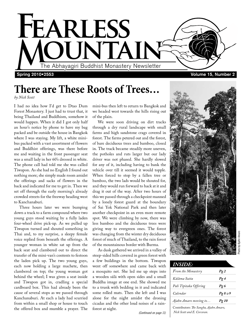 Newsletter Spring, 2010