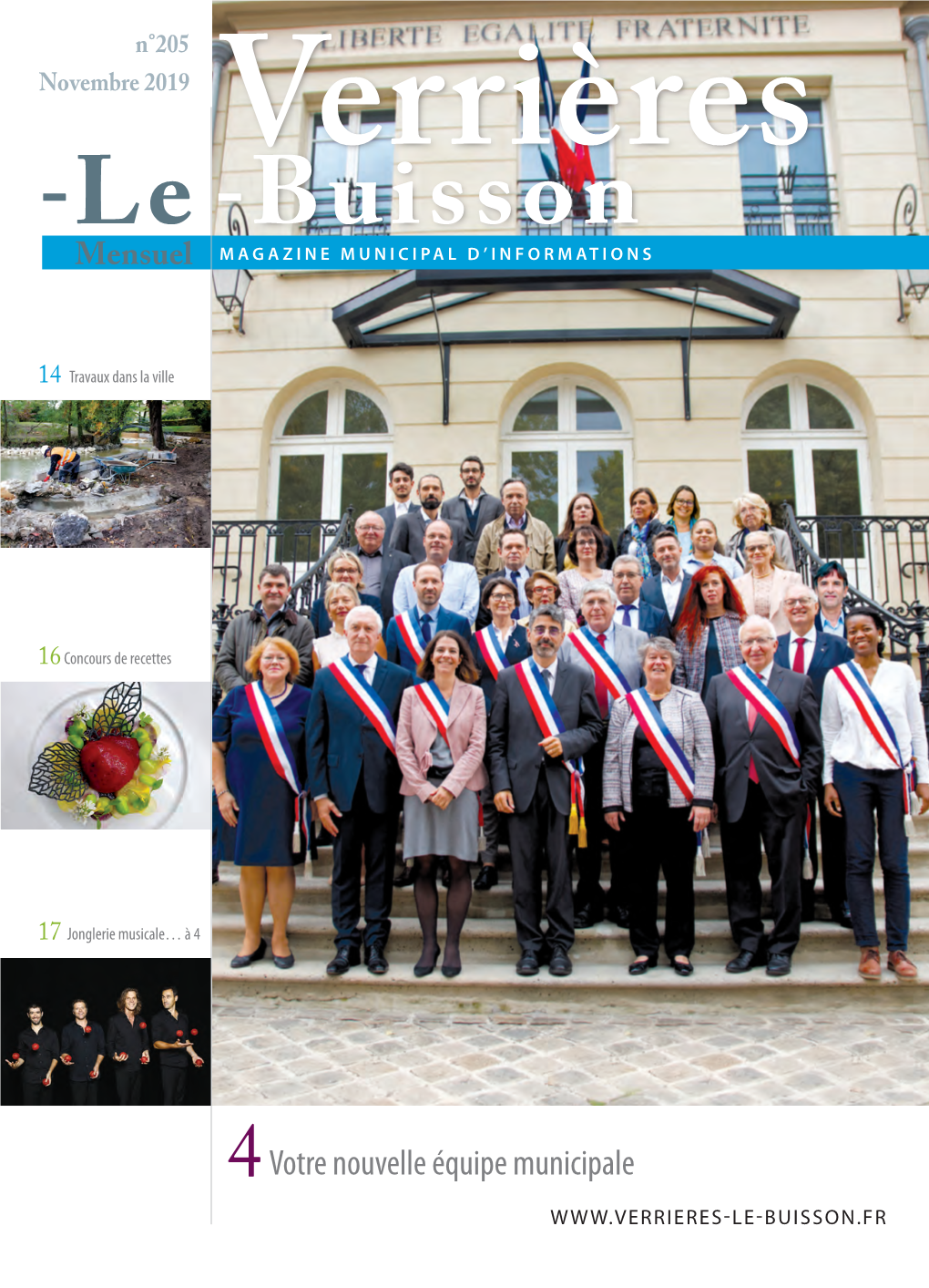 N°205 Novembre 2019 Verrières -Lemensuel -Magazinebuisson MUNICIPAL D’INFORMATIONS