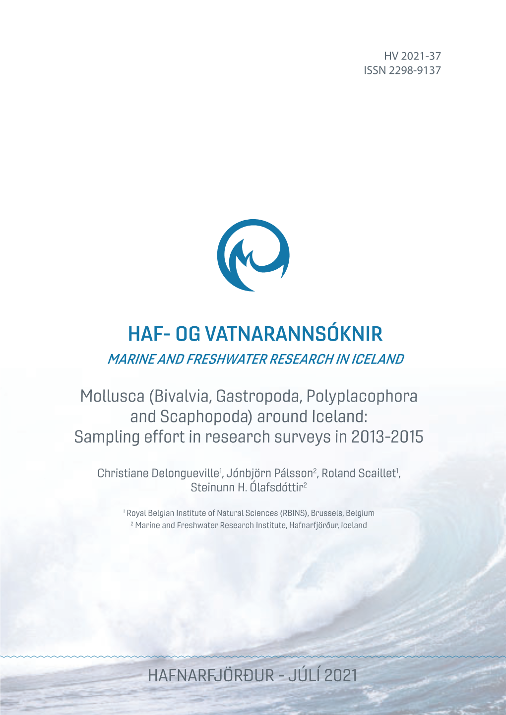 Og Vatnarannsóknir Marine and Freshwater Research in Iceland