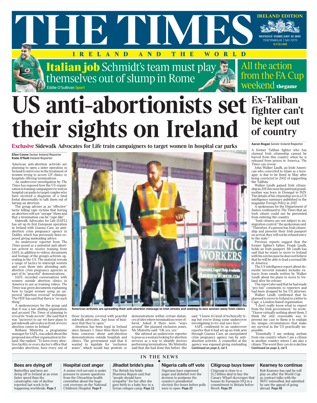US Anti-Abortionists Set Their Sights on Ireland