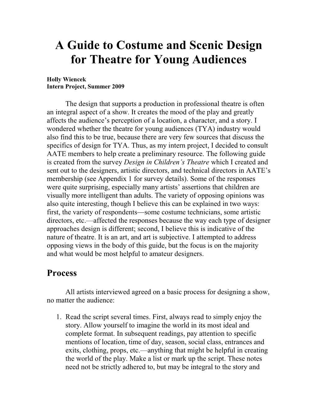 A Guide to Costume and Scenic Design in Theatre for Young Audiences