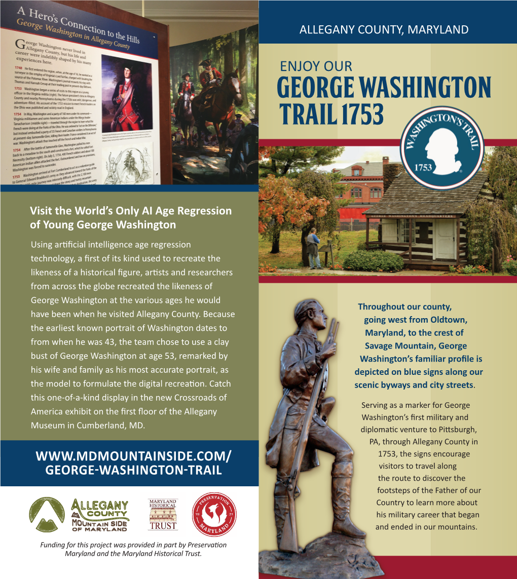 GEORGE WASHINGTON Trail 1753