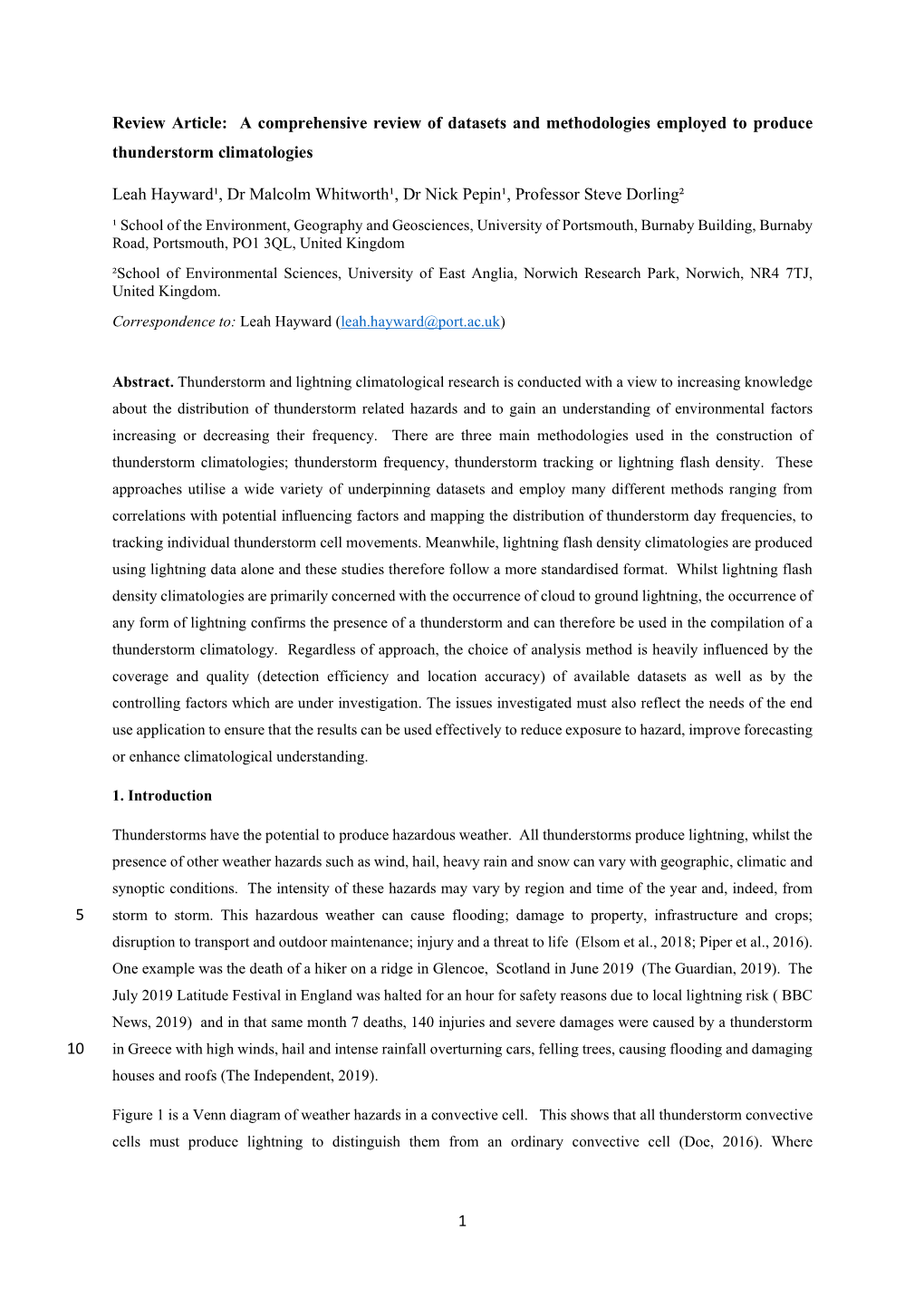 A Comprehensive Review of Datasets and Methodologies Employed to Produce Thunderstorm Climatologies