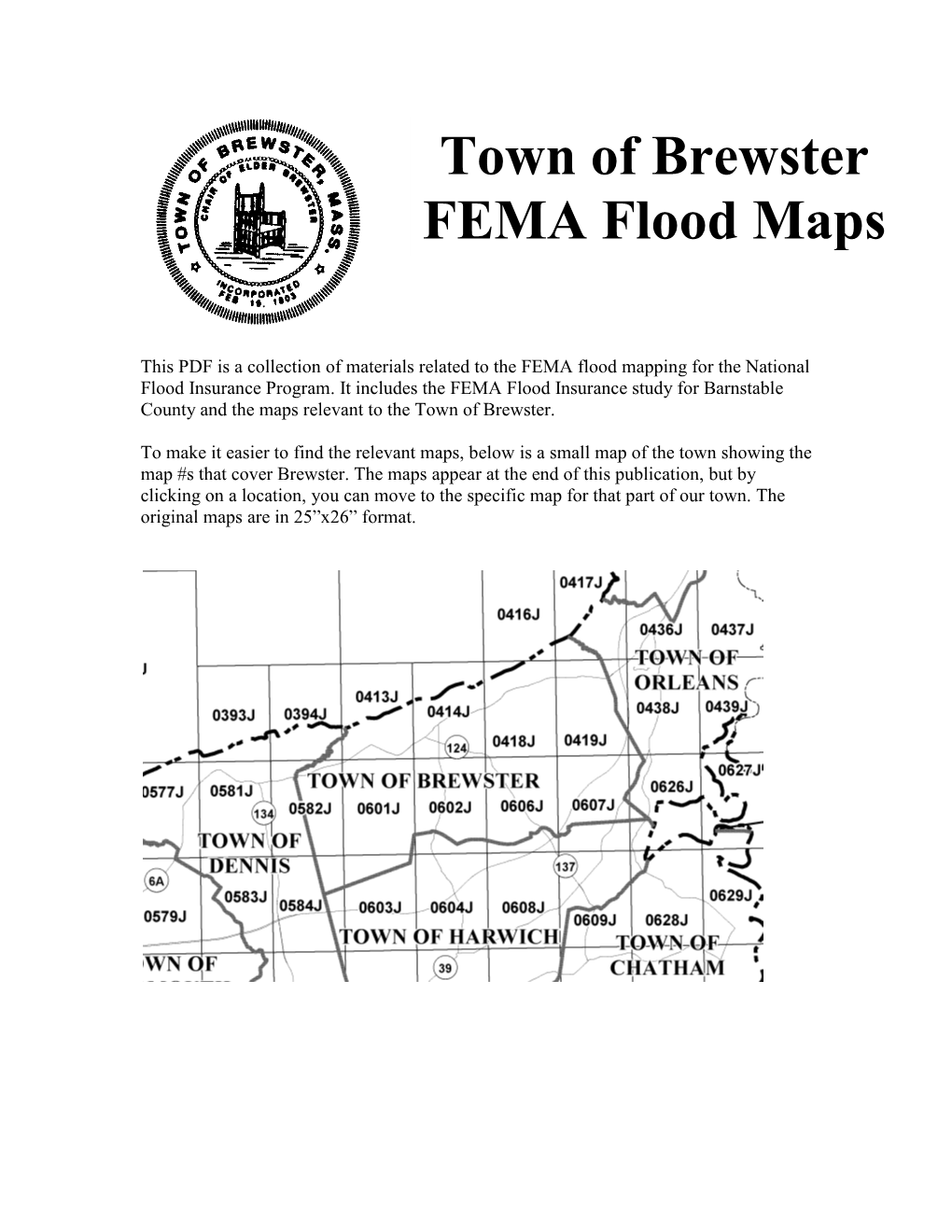 Town of Brewster FEMA Flood Maps