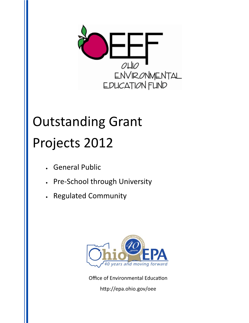 Outstanding Projects Booklet 2011-2012.Pub