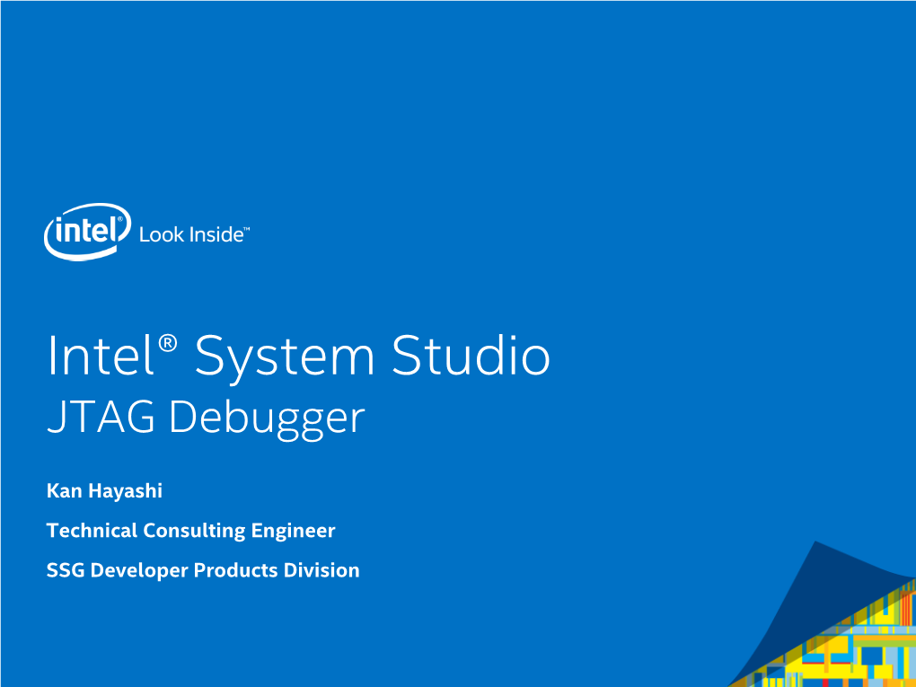 Intel® JTAG Debugger