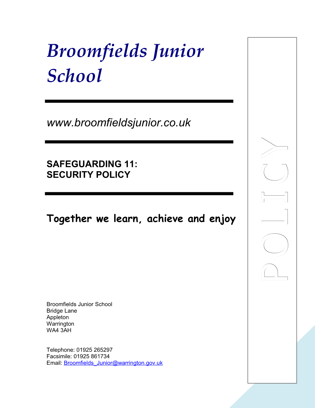 Broomfields Junior School