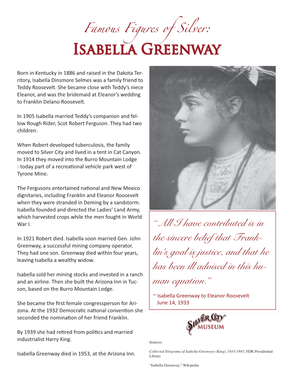 Isabella Greenway