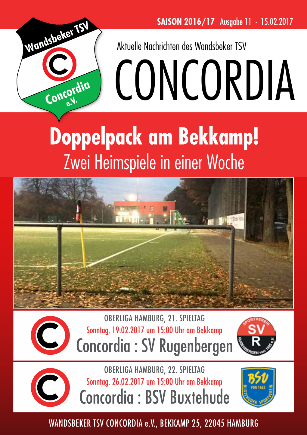 Doppelpack Am Bekkamp! Zwei Heimspiele in Einer Woche