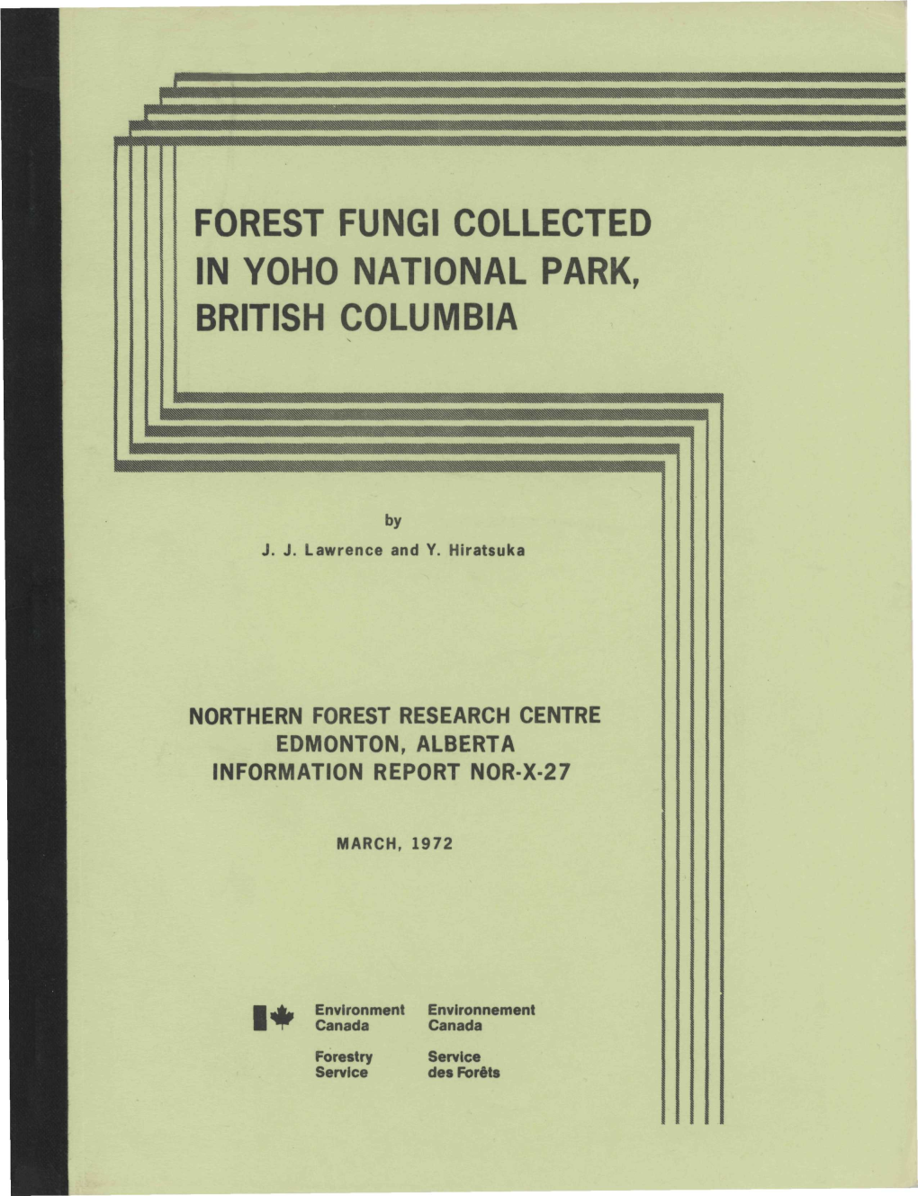 Forest Fungi Collected in Yoho National Park, British Columbia