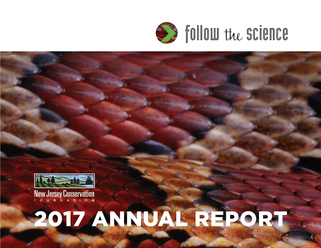 Follow the Science 2017 ANNUAL REPORT