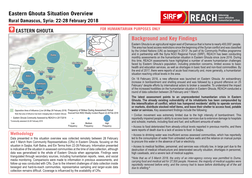 Eastern Ghouta Situation Overview Background and Key Findings