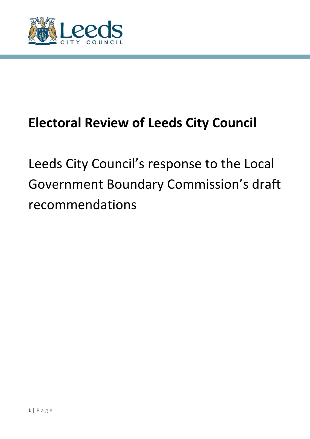 Electoral Review of Leeds City Council
