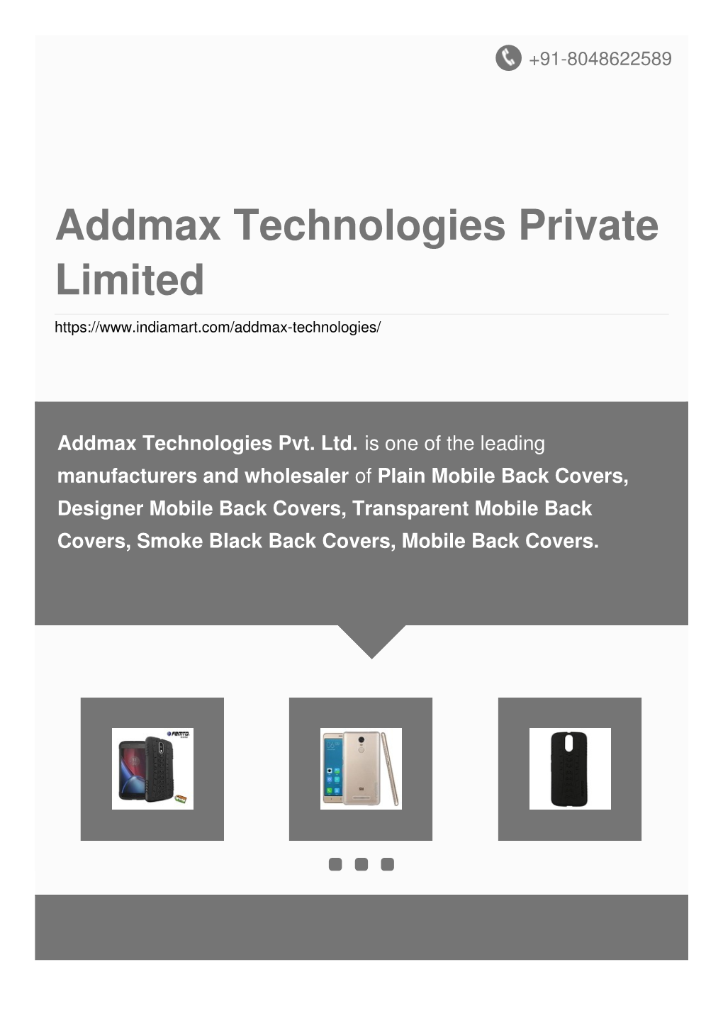 Addmax Technologies Private Limited