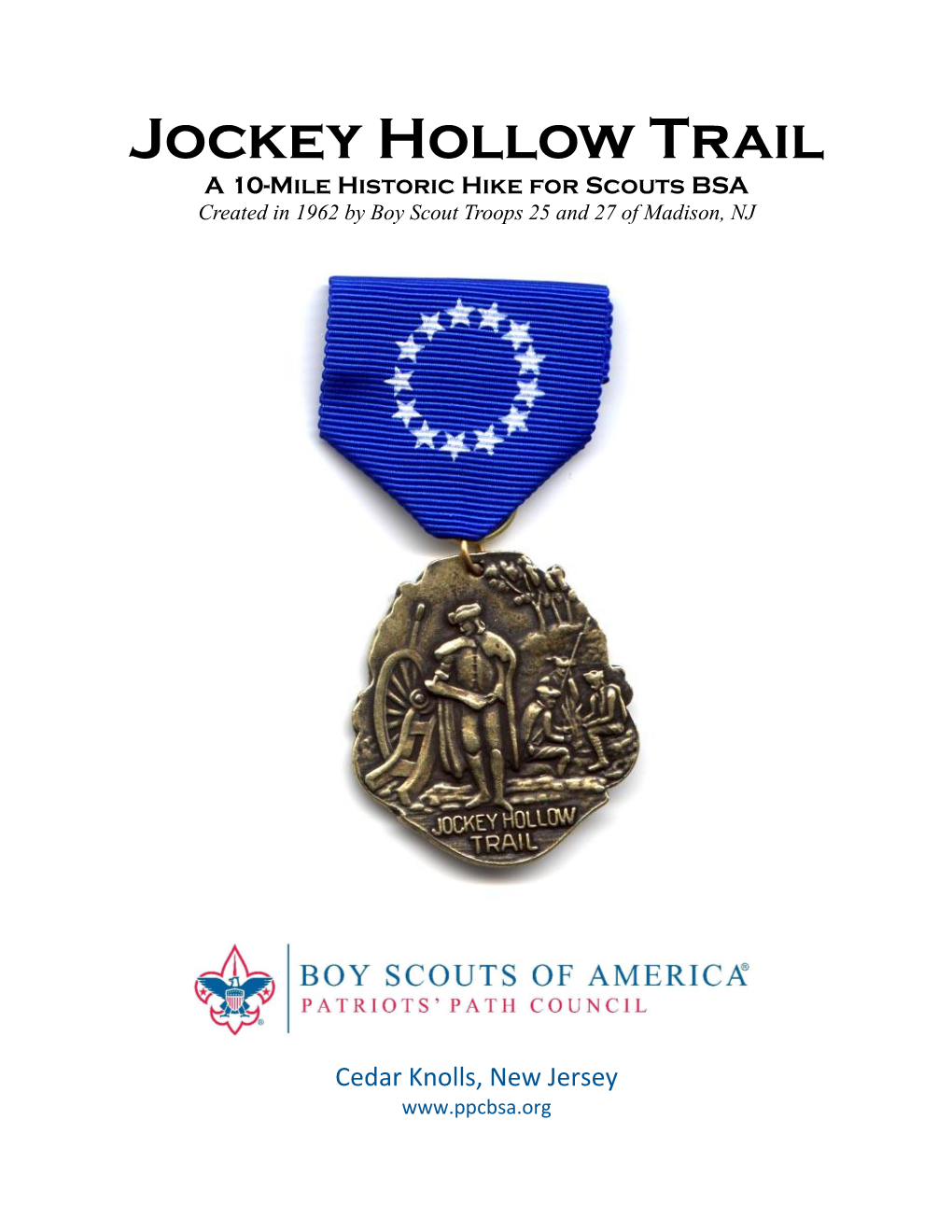 The Jockey Hollow Trail for Scouts BSA