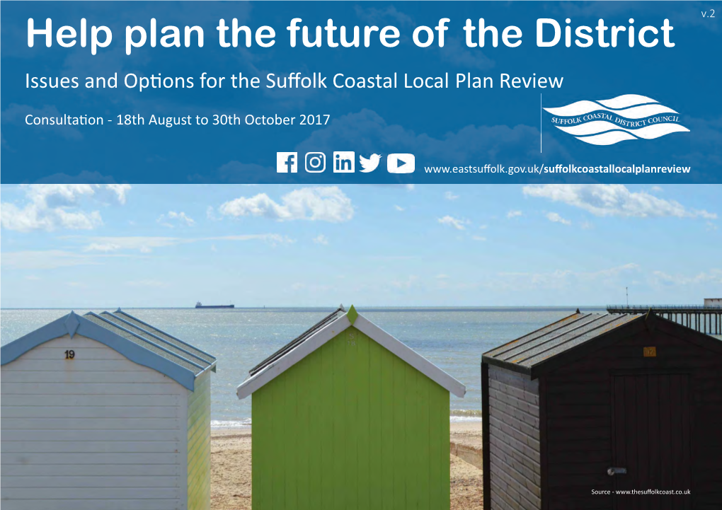 Issues and Options for the Suffolk Coastal Local Plan Review