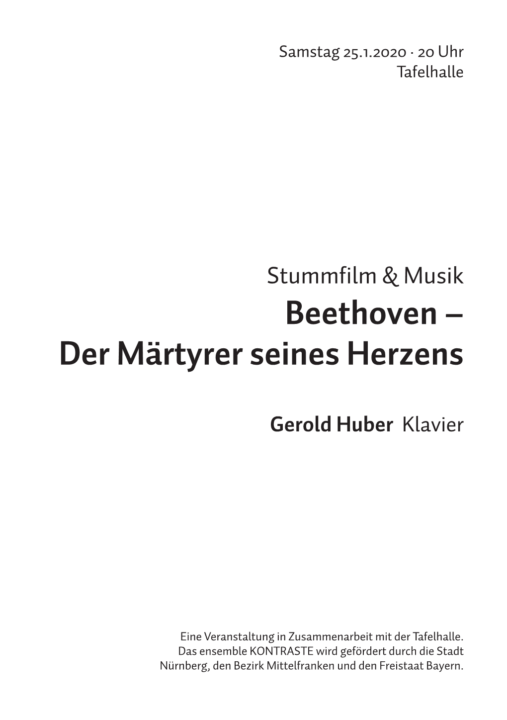 Beethoven – Der Märtyrer Seines Herzens