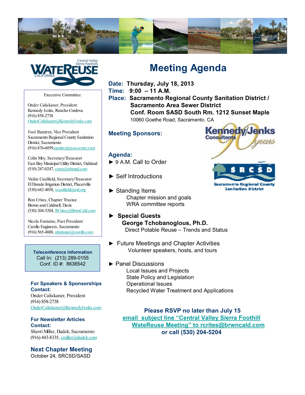 Meeting Agenda