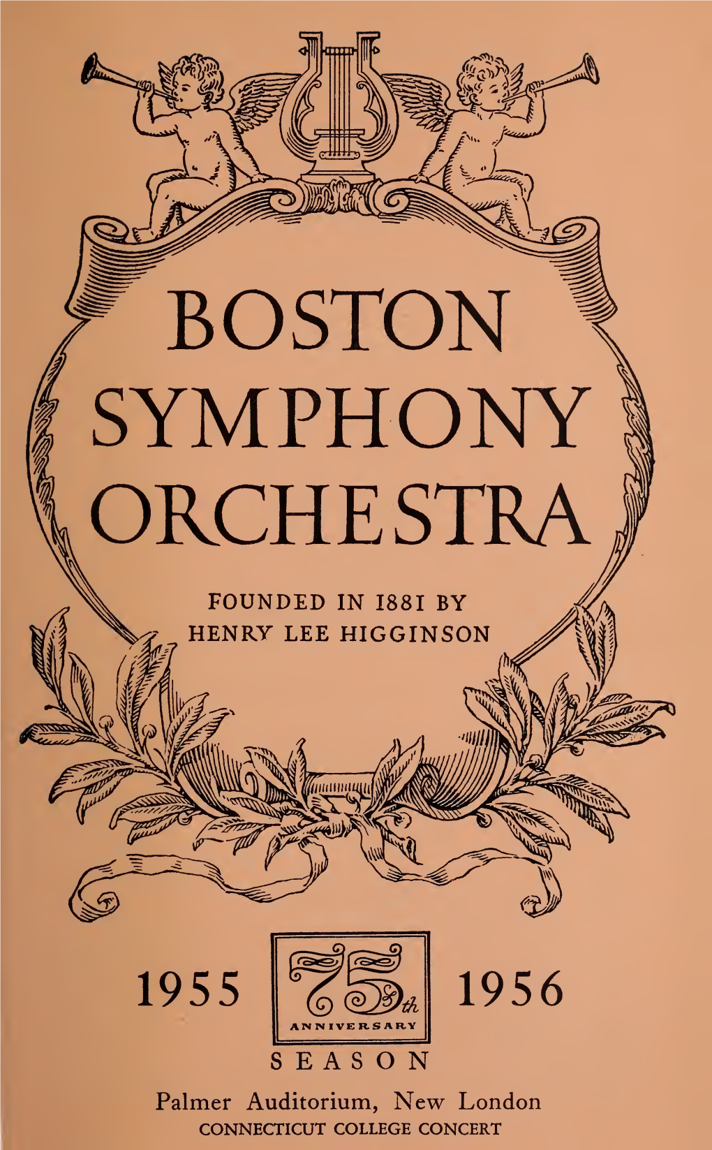 Boston Symphony Orchestra Concert Programs, Season 75, 1955-1956, Trip