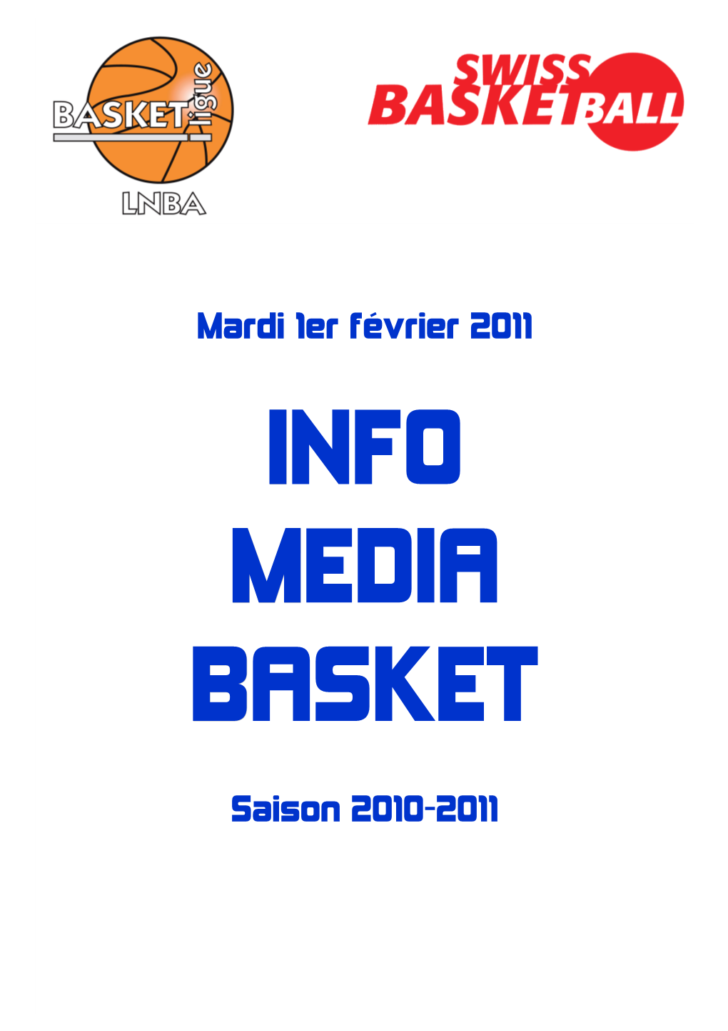 Mardi 1Er Février 2011 Saison 2010-2011