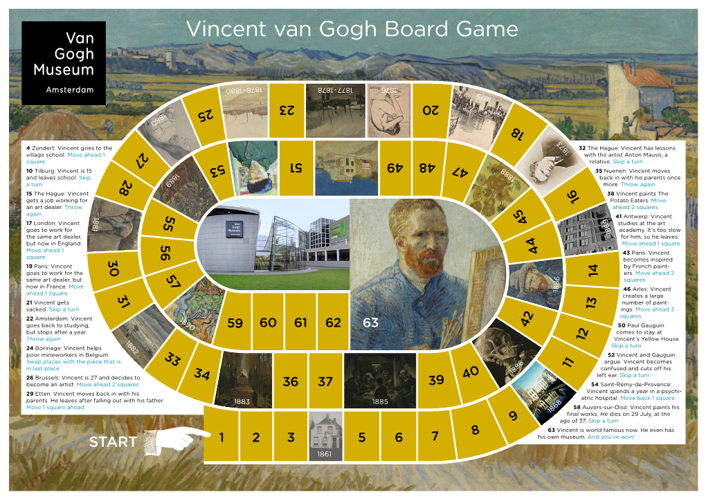 Vincent Van Gogh Board Game