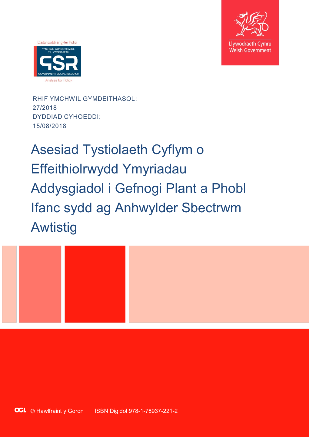 Effeithiolrwydd Ymyriadau Addysgiadol I Gefnogi Plant a Phobl Ifanc Sydd Ag Anhwylder Sbectrwm Awtistig