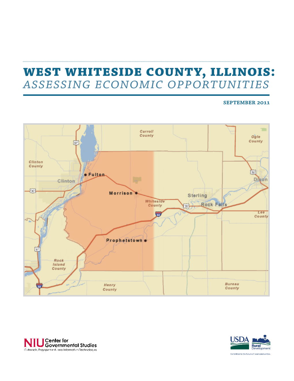 West Whiteside County, Illinois: Assessing Economic Opportunities