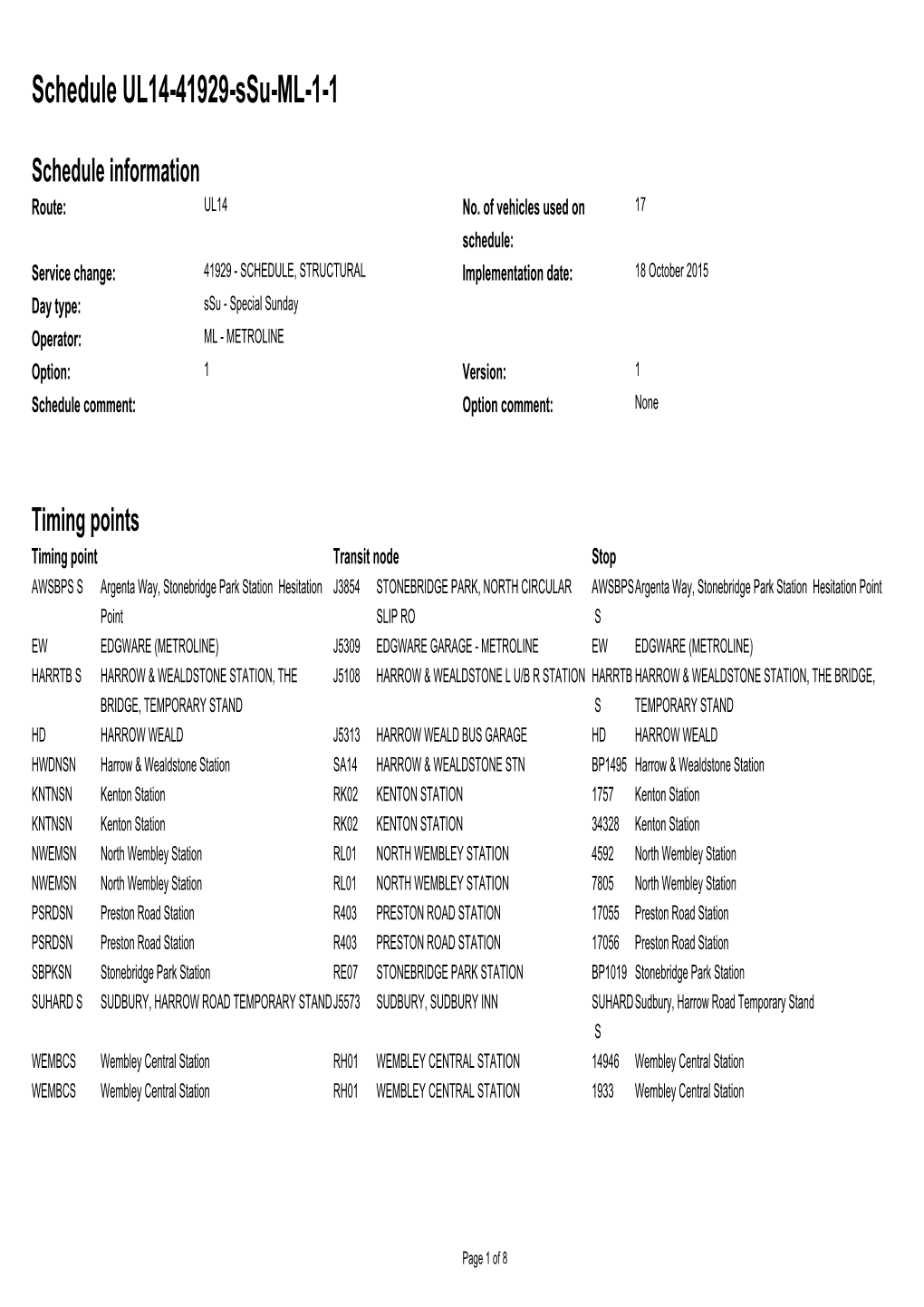 Standard Schedule UL14-41929-Ssu-ML-1-1