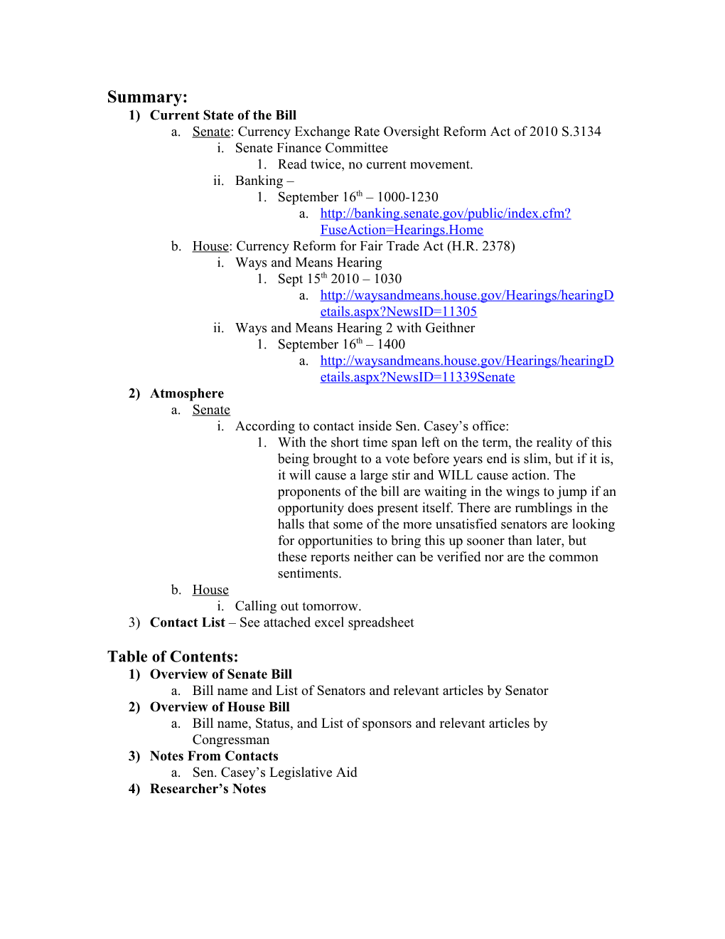 Bill Name: Currency Exchange Rate Oversight Reform Act Of 2010 (S