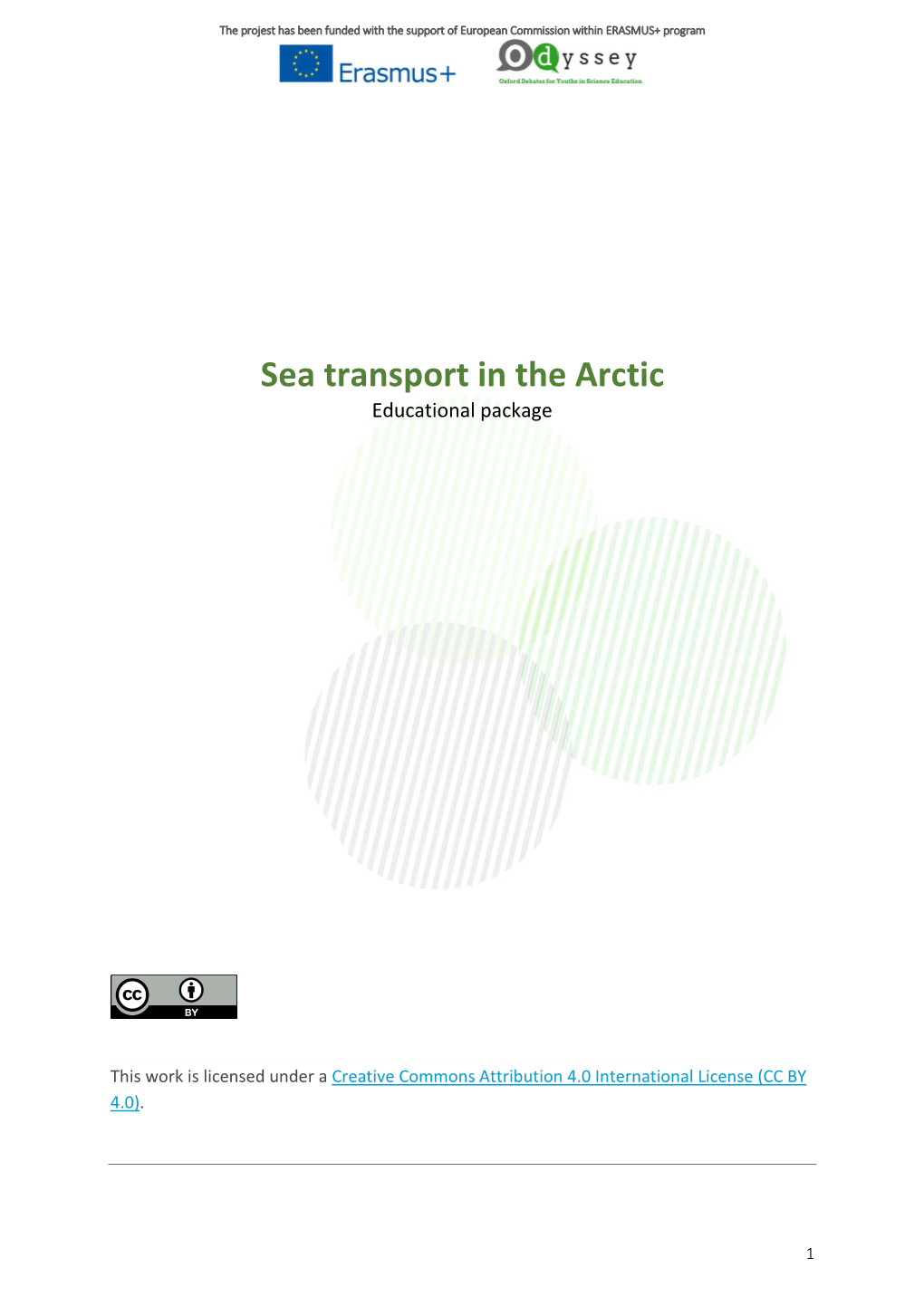 Sea Transport in the Arctic Educational Package