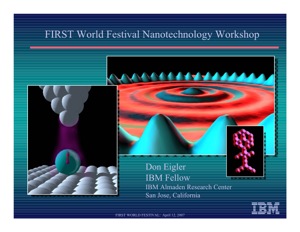 FIRST World Festival Nanotechnology Workshop