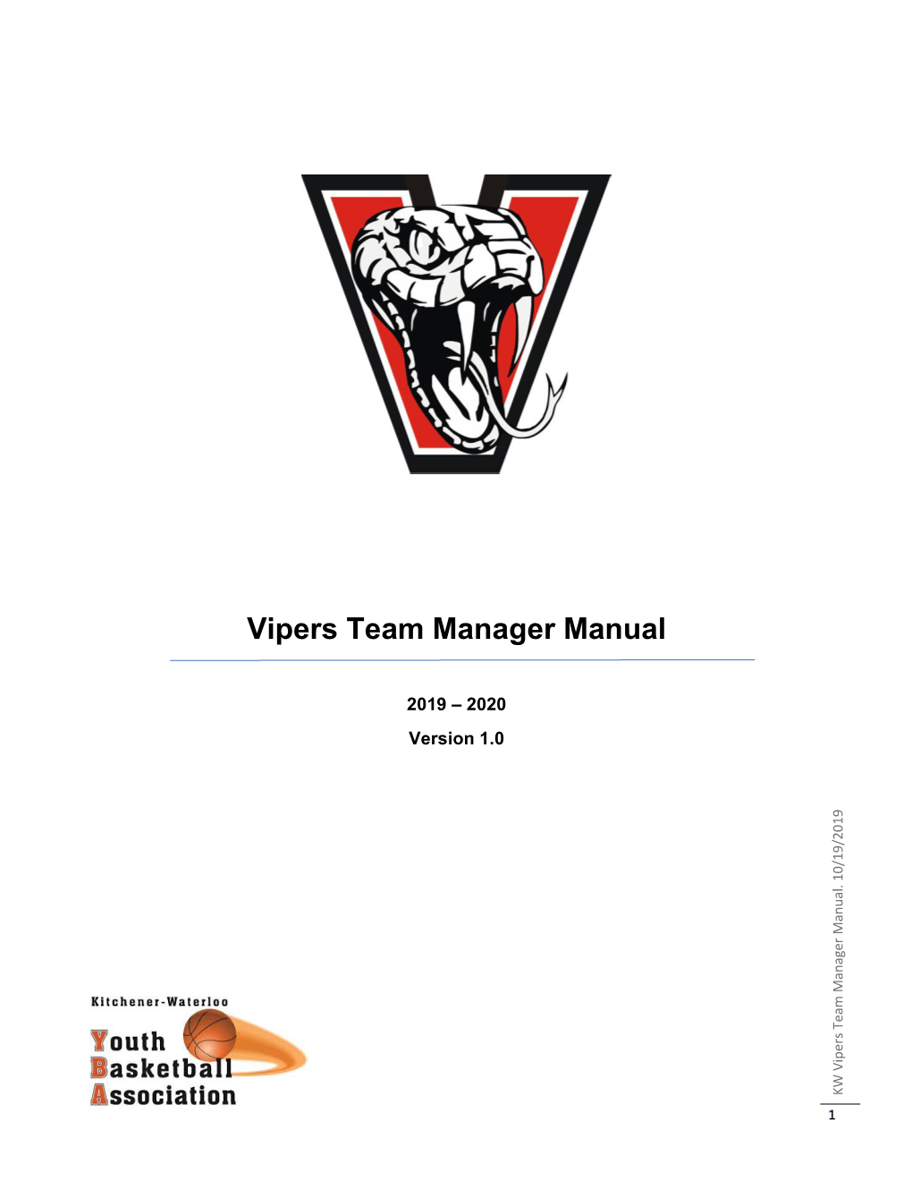 Vipers Team Manager Manual