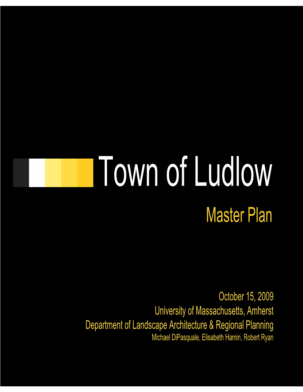 Town of Ludlow Master Plan