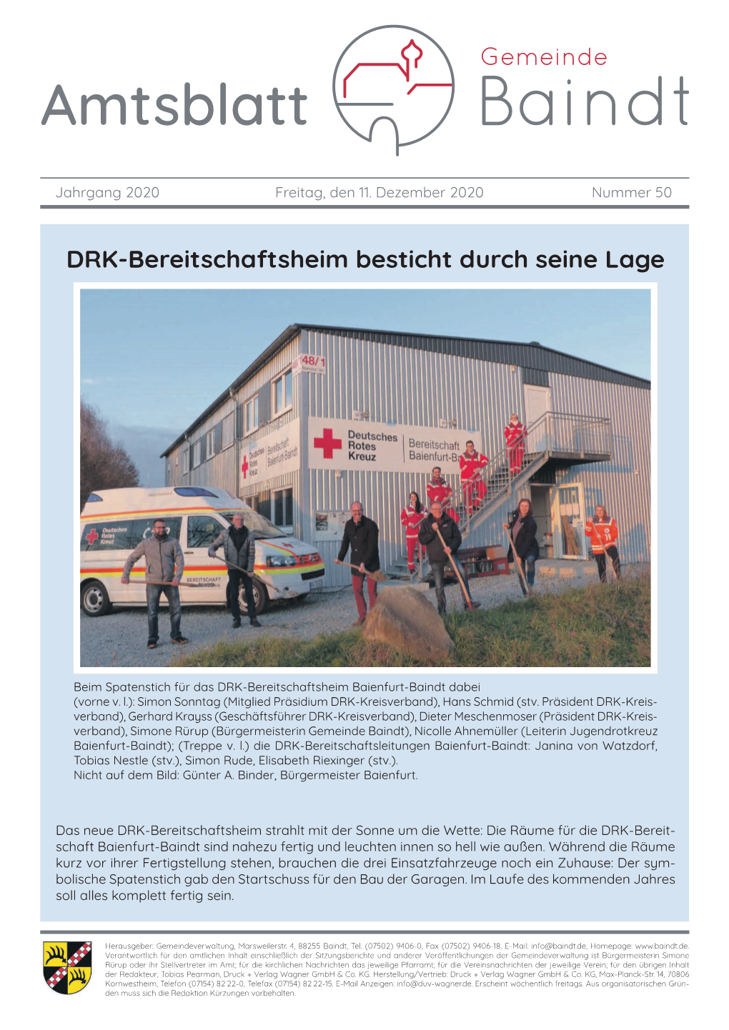 Amtsblatt Vom 11.12.2020