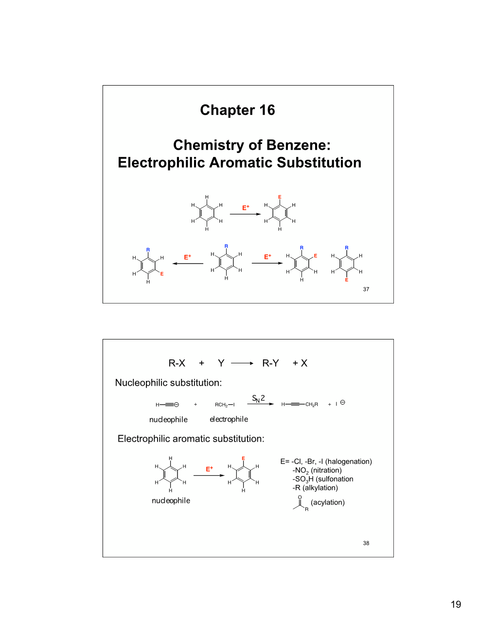 Electrophilic Aromatic Substitution