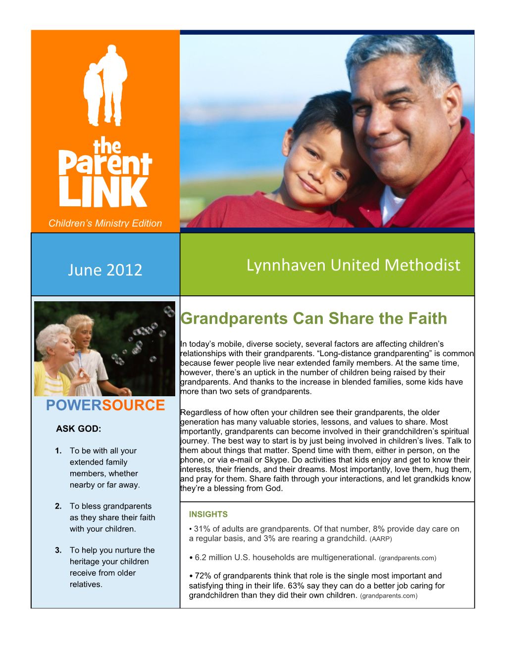 Grandparents Can Share the Faith