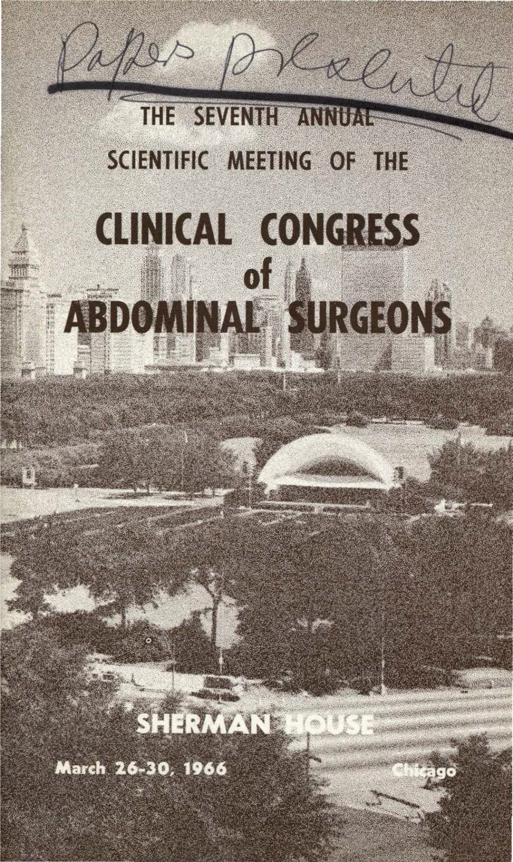 Clinical Congress of Abdoninal Surgeons