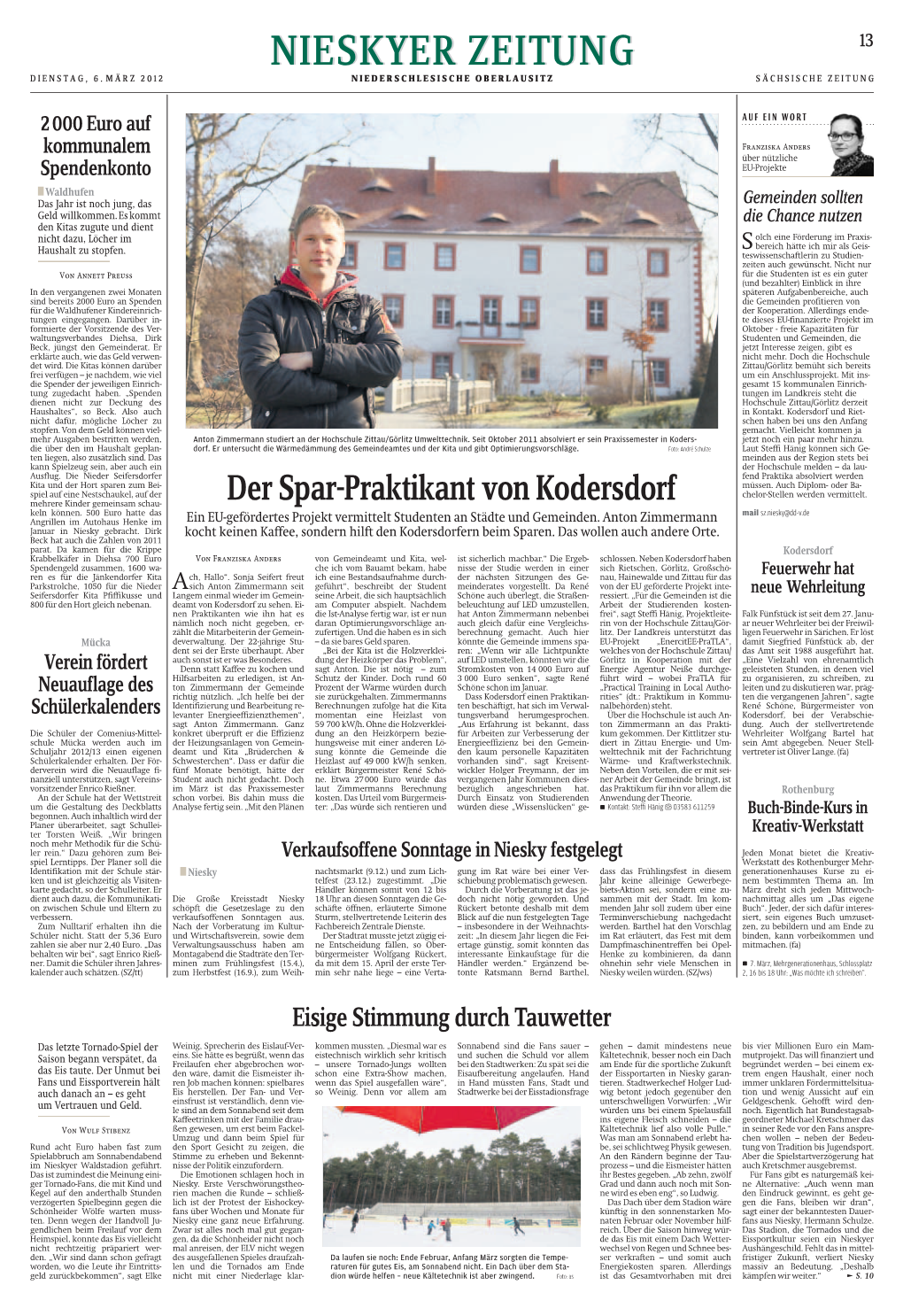 Nieskyer Zeitung