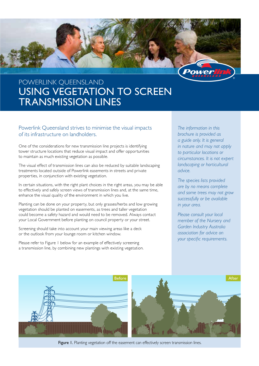 Powerlink Queensland // Using Vegetation to Screen Transmission