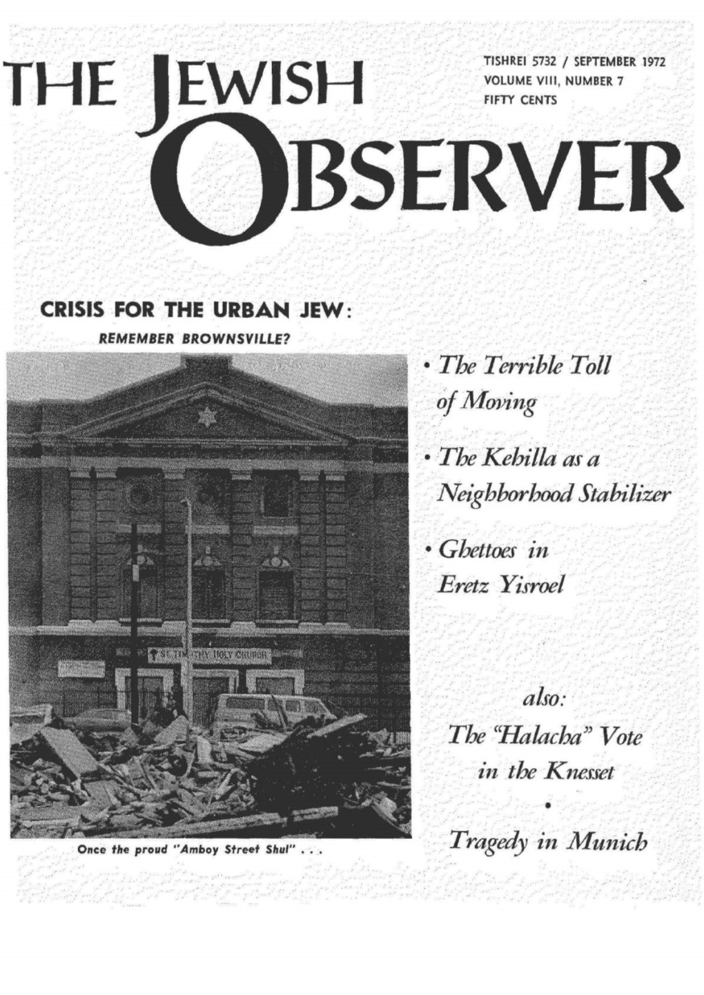 The Jewish Observer