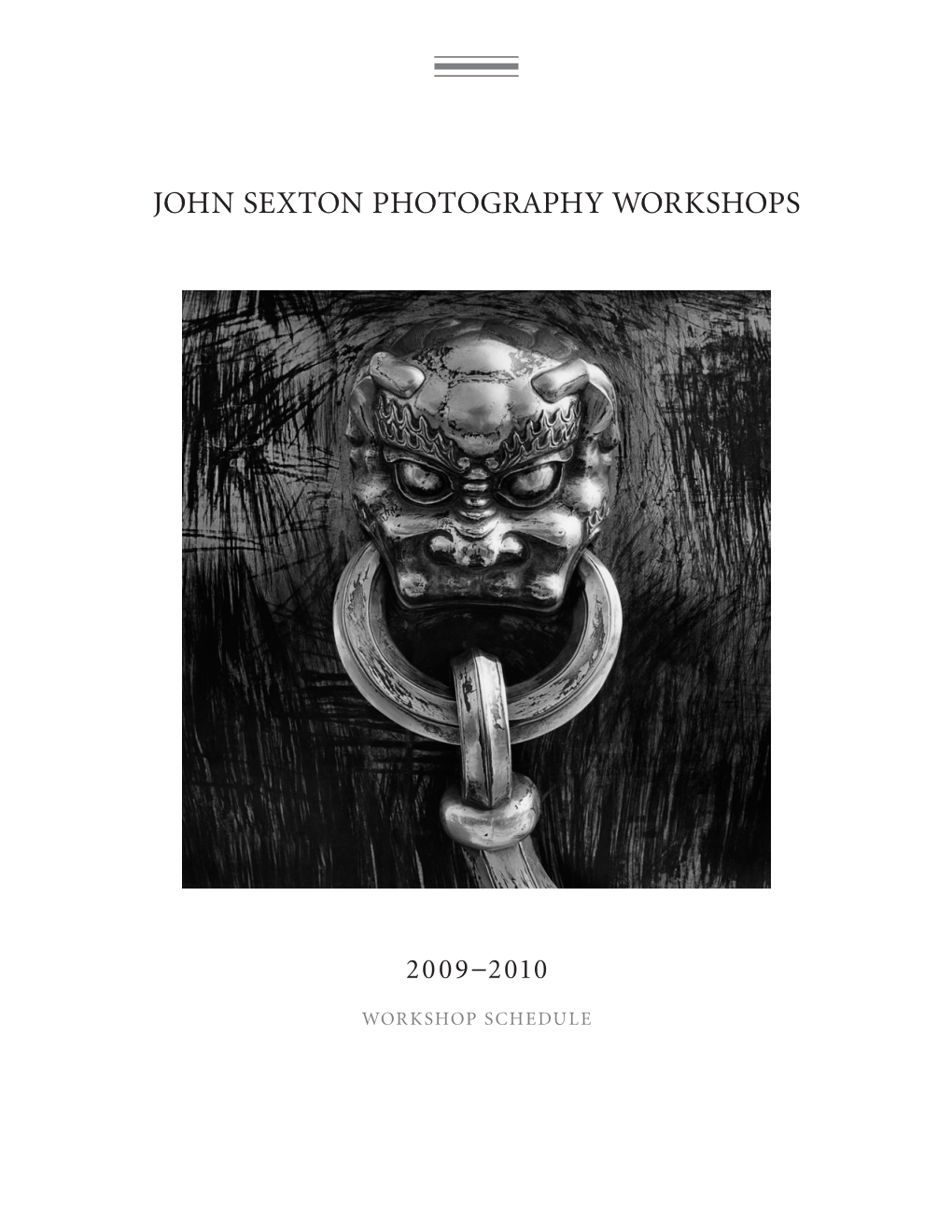 John Sexton Photography Workshops